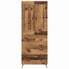 vidaXL Haut Armoire Bois Ancien 69,5 x 34 x 180 cm Bois d'ing&eacute;nierie