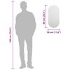vidaXL Miroir 60x30 cm Verre