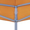 vidaXL Toit de tente de r&eacute;ception 4x3 m Orange 270 g/m&sup2;