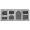 vidaXL Meuble TV Gris Sonoma 100 x 35 x 40 cm Bois d'ing&eacute;nierie