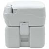 vidaXL Toilette de Camping Gris et blanc 41,5 x 36,5 x 42 cm