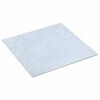 vidaXL Lattes de rev&ecirc;tement de sol autocollantes Marbre blanc