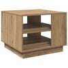 vidaXL Table basse ch&ecirc;ne artisanal 55x55x42 cm bois d'ing&eacute;nierie