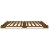 vidaXL Lit de palette sans matelas marron miel 140x190 cm bois massif