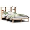 vidaXL Lit biblioth&egrave;que sans matelas 140x190 cm bois de pin massif