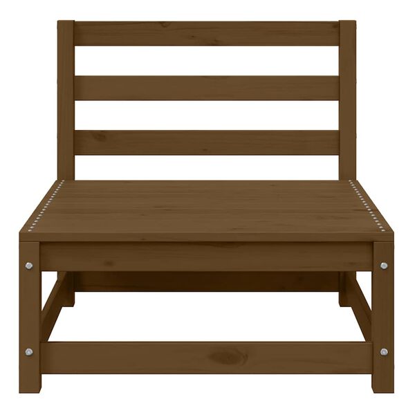 vidaXL Canapés centraux de jardin avec coussins crème 2 pcs