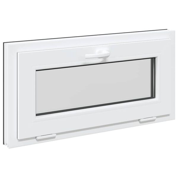 vidaXL Fen&ecirc;tre sous-sol RISOR 80x40 cm inclinable 2vitrages anthracite