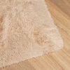 vidaXL Tapis Shaggy &agrave; poils longs NAVARRA beige 80x150 cm polyester