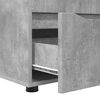 vidaXL Armoire de rangement Gris b&eacute;ton 40 x 48 x 57 cm