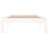 vidaXL Cadre de lit sans matelas blanc 90x190 cm