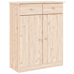 vidaXL Armoire &agrave; chaussures ALTA 77x35x96 cm bois massif de pin