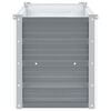 vidaXL Lit sur&eacute;lev&eacute; de jardin Acier galvanis&eacute; 100x40x45 cm Gris