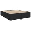 vidaXL Sommier &agrave; lattes de lit avec matelas Noir 180x200 cm Similicuir
