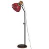 vidaXL Lampadaire 25 W rouge d&eacute;lav&eacute; 30x30x100-150 cm E27