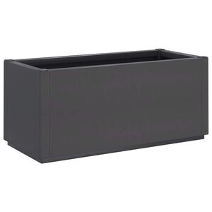 vidaXL Jardini&egrave;re gris fonc&eacute; 80x36x35 cm PP