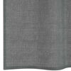 vidaXL Rideaux en voile avec boucles 2 pcs gris foncé 140x260 cm