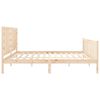 vidaXL Cadre de lit sans matelas 200x200 cm bois massif de pin