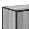 vidaXL Meuble TV sonoma gris 120x35x41 cm bois d'ingénierie et métal