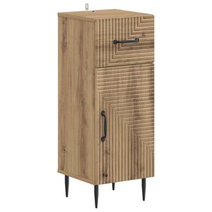 vidaXL Meuble de Rangement de Salle de Bain HAARLEM Ch&ecirc;ne artisanal