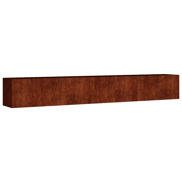 vidaXL Lit sur&eacute;lev&eacute; de jardin 280x40x40 cm acier corten