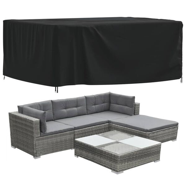 vidaXL Housses de salon de jardin 2 pcs 200x165x80cm 420D tissu oxford