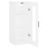 vidaXL Armoire murale blanc 34,5x34x90 cm