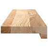 vidaXL Appuis de fen&ecirc;tre 2 pcs non trait&eacute; 80x15x2 cm bois ch&ecirc;ne massif
