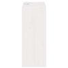 vidaXL &Eacute;tag&egrave;re &agrave; vin 2 pcs Blanc 62 x 25 x 62 cm Pin massif
