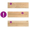 vidaXL Appuis de fen&ecirc;tre 2 pcs non trait&eacute; 90x25x2 cm bois ch&ecirc;ne massif