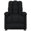 vidaXL Fauteuil de massage Noir Tissu