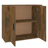 vidaXL Buffet Ch&ecirc;ne fum&eacute; 80x33x70 cm Bois d'ing&eacute;nierie