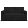 vidaXL Canap&eacute; Noir Dimensions globales: 158 x 78 x 80 cm (l x P x H)