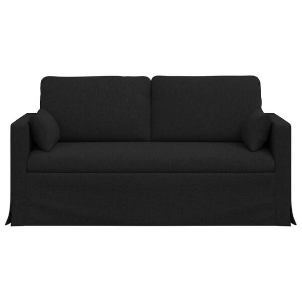 vidaXL Canap&eacute; Noir Dimensions globales: 158 x 78 x 80 cm (l x P x H)