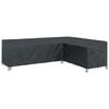 vidaXL Housse pour meubles Noir 286 x 222 x 80 cm Tissu Oxford 210D