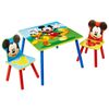Disney Table et chaises 3 pcs Mickey Mouse Bois WORL119014