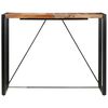 vidaXL Table de bar 140x70x110 cm Bois solide