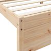 vidaXL Lit biblioth&egrave;que sans matelas 100x200 cm bois massif de pin