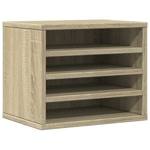 vidaXL Organisateur de bureau ch&ecirc;ne sonoma 36x26x29,5 cm