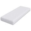 vidaXL Matelas avec Couche de Coco Blanc 70 x 200 cm Ressort ensaché