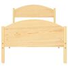vidaXL Cadre de lit avec 2 tiroirs Bois de pin massif 90x200 cm