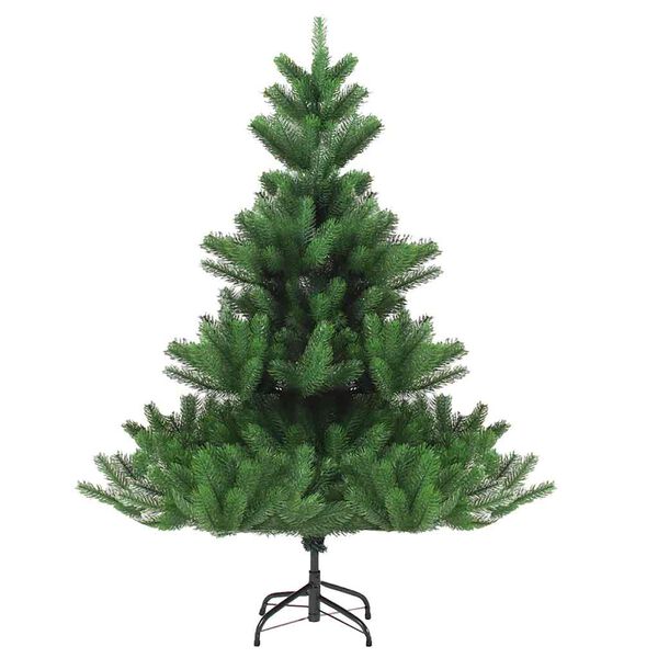 vidaXL Sapin de No&euml;l artificiel Nordmann avec LED et boules Vert 120cm