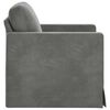 vidaXL Canap&eacute; Gris fonc&eacute; 78 x 78 x 80 cm Velours