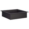 vidaXL Anneau de Braise Noir 90 x 90 x 25 cm Acier