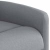 vidaXL Fauteuil inclinable Gris clair Tissu