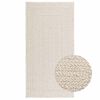 vidaXL Tapis ZIZUR cr&egrave;me 80x150 cm aspect de jute int&eacute;rieur ext&eacute;rieur