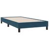 vidaXL Cadre de lit sans matelas bleu fonc&eacute; 100x210 cm velours