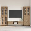 vidaXL Ensemble meuble TV FLORIN Ch&ecirc;ne artisanal Bois d'ing&eacute;nierie