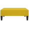 vidaXL Repose-pied Jaune 78x56x32 cm Velours