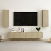 vidaXL Ensemble de meubles TV 5 pcs Ch&ecirc;ne sonoma Bois d'ing&eacute;nierie
