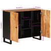 vidaXL Buffet avec 2 portes 90x33x75 cm bois massif d'acacia